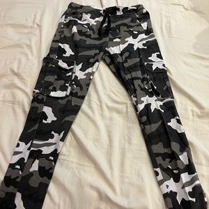 Camo cargo pants